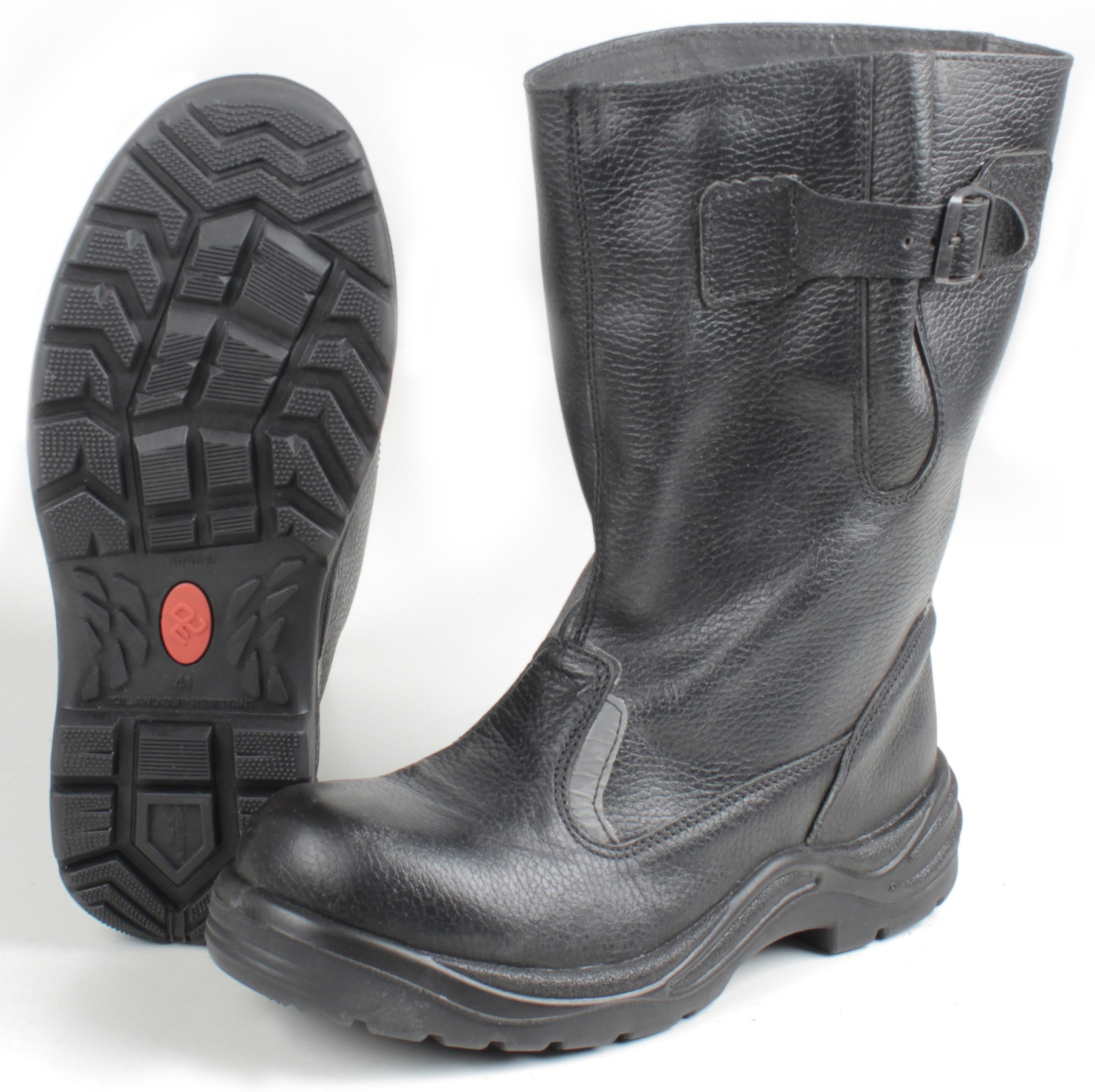 Сапоги зимние, кожа, ПУ/Нитрил, КП, натуральный мех, 15РНМ