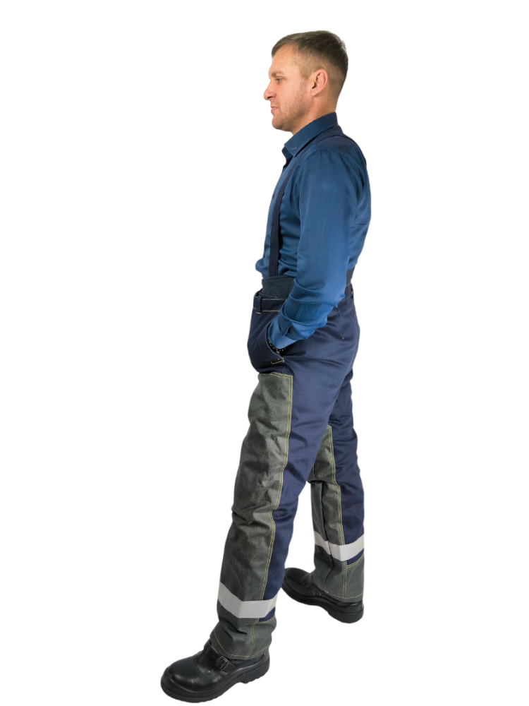 Костюм сварщика зимний 3 кл. защиты 5097Л тк.СМИТ, т.синий, 450, ТЕРМОШИЛД-ПС куртка-брюки М