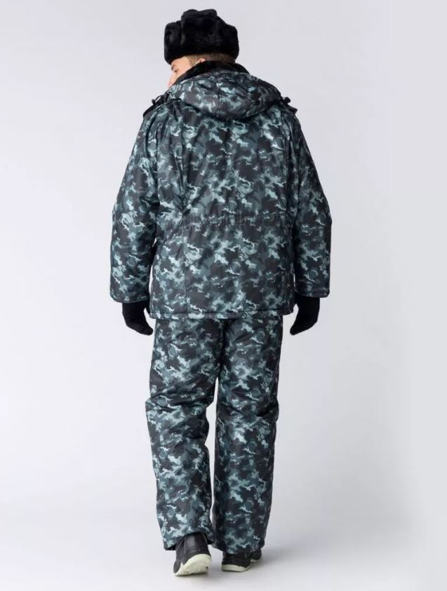 Куртка зимняя для Охранника, тк.Оксфорд,100, КМФ город М