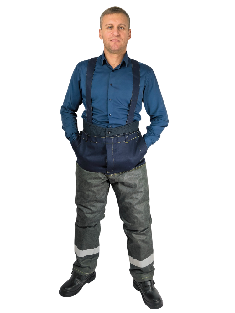 Костюм сварщика зимний 3 кл. защиты 5097Л тк.СМИТ, т.синий, 450, ТЕРМОШИЛД-ПС куртка-брюки М