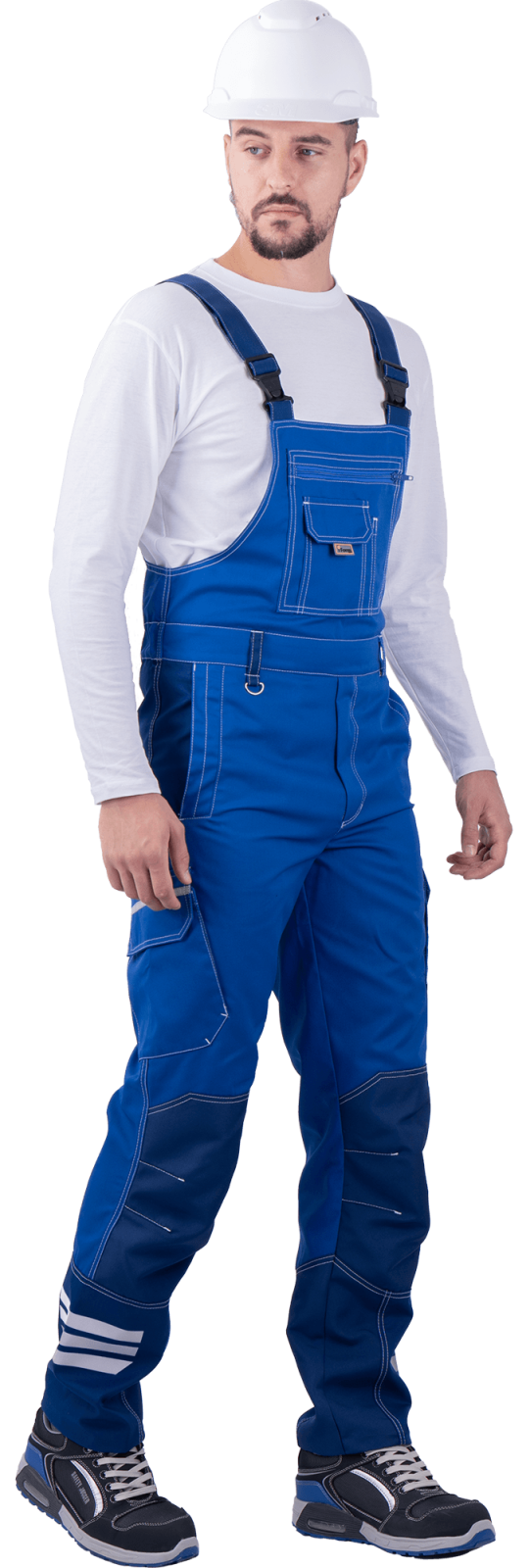 Полукомбинезон мужской Эдванс, тк.Томбой,245, васильковый/синий М