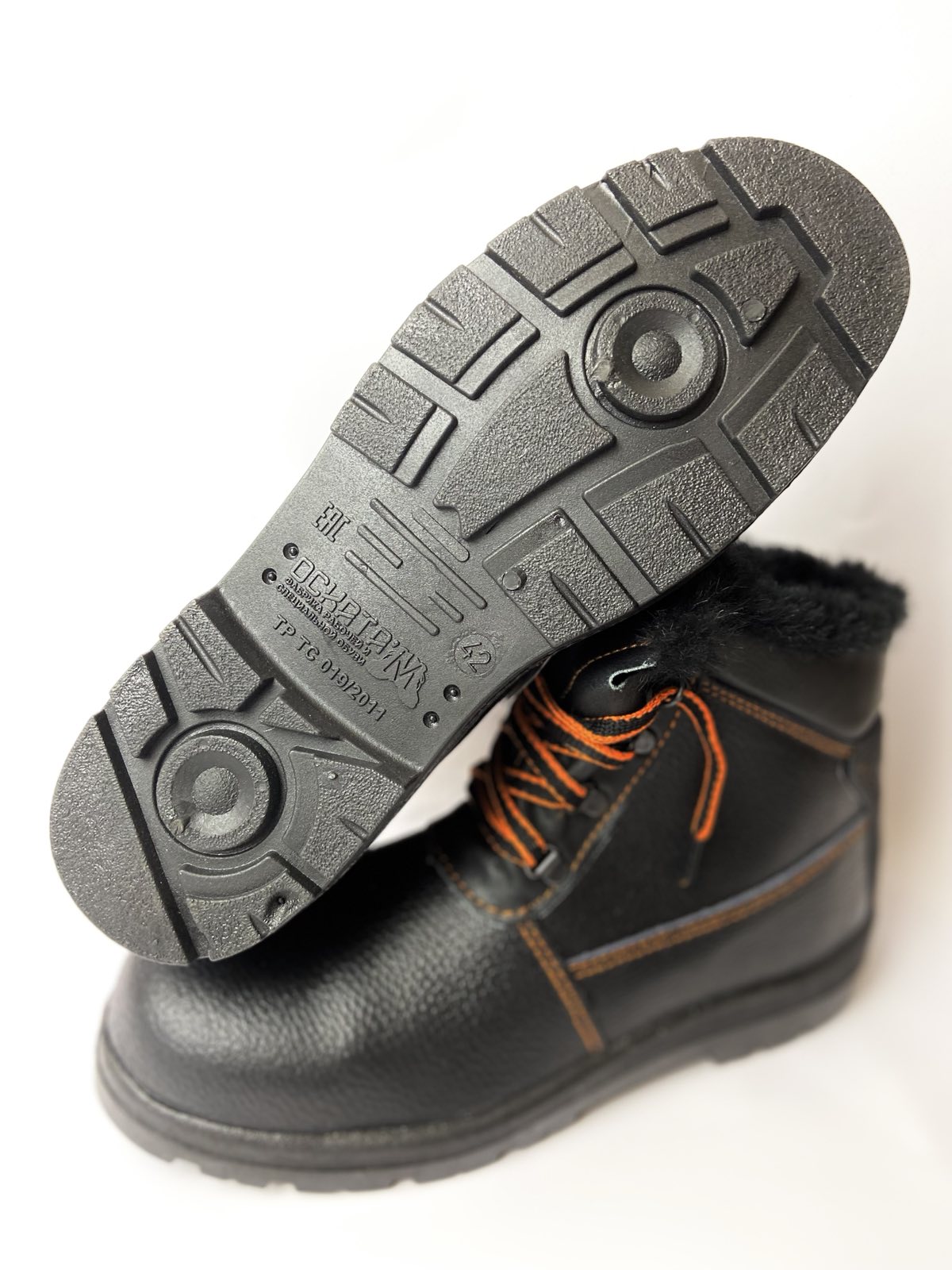 Ботинки зимние, кожа, ПУ/ТПУ, КП, натуральный мех, Темп-Комфорт