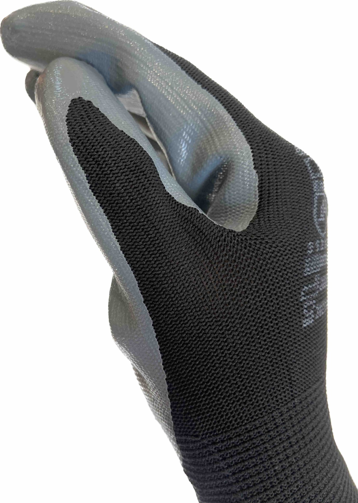 Перчатки полиэтеровые с нитриловым обливом, манжет резинка, VE712GR 
