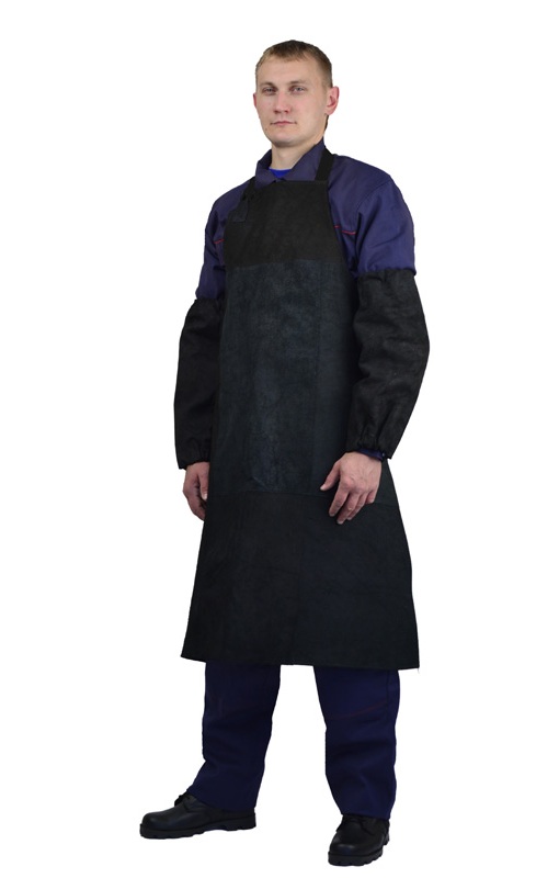 Фартук спилковый, тк.спилок КРС, черный М