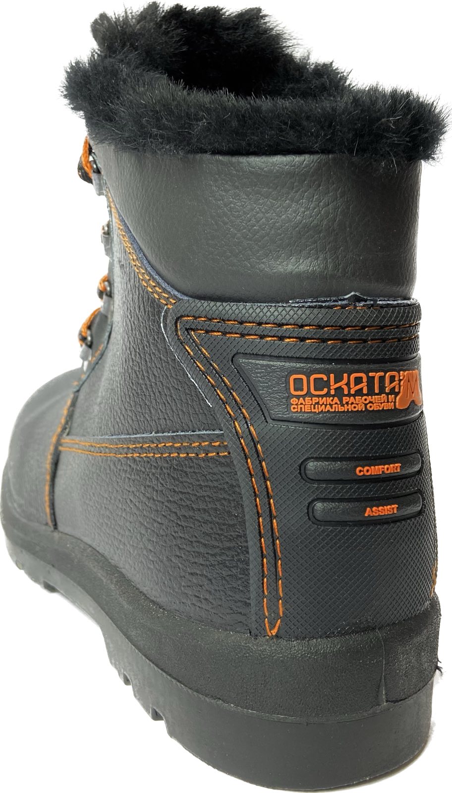 Ботинки зимние, кожа, ПУ/ТПУ, КП, натуральный мех, Темп-Комфорт