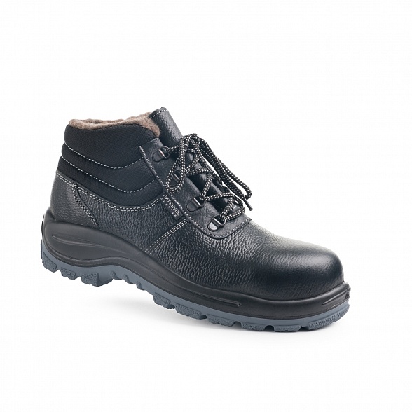 Ботинки зимние, кожа, ПУ/ТПУ, КП, шерстяной мех, 302