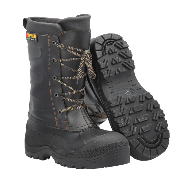 Сапоги-бахилы, кожа, Нитрил, КП, КС, Надым ТХ-011, чёрный