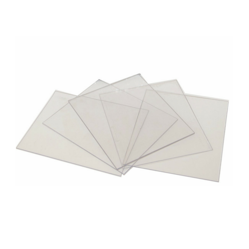 Покровное стекло к щитку для электросварщиков 110х90, комплект 10 шт, 00230