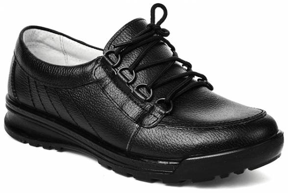 Туфли женские Света, нат. кожа, черный 