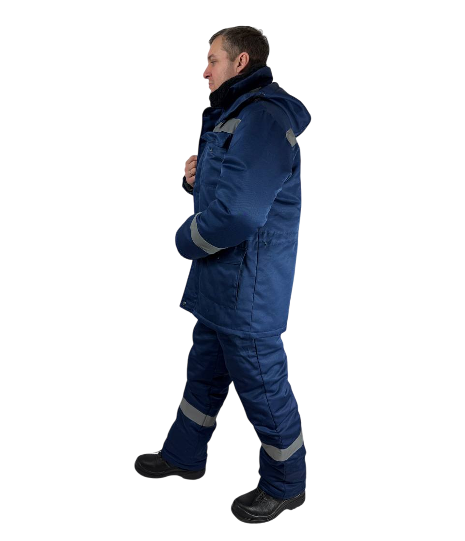 Костюм зимний Мастер ТСТ, тк.Смесовая,210, п/к, синий М