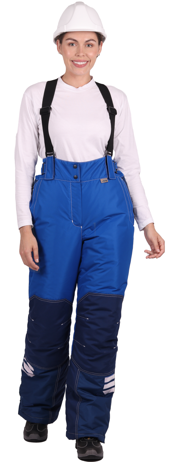 Брюки зимние женские Эдванс, тк.Нортси,135, синий/васильковый М