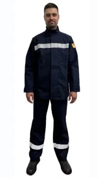 Костюм сварщика 1 кл. защиты летний Геркулес-АГ СОП, тк. Хлопок,350, т.синий М