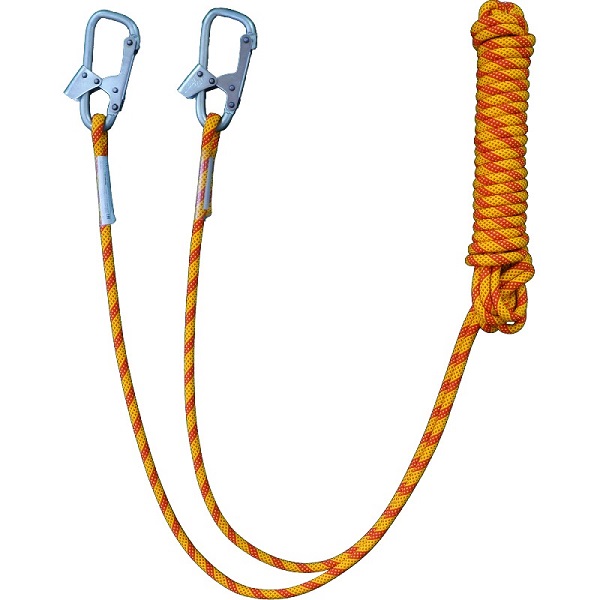 Строп канатный с двумя карабинами В 10м 2 кар
