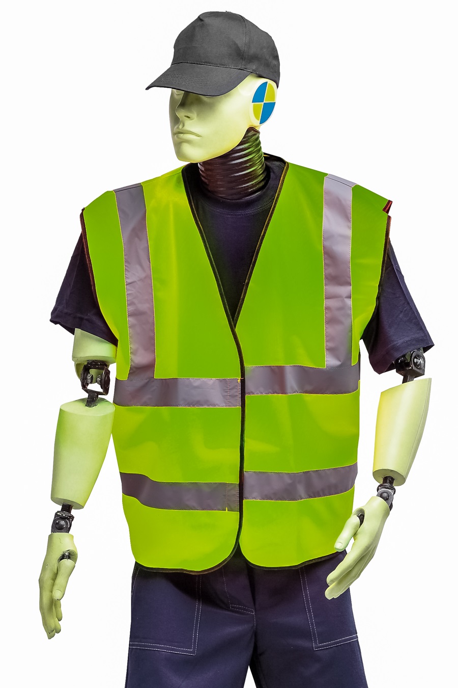 Жилет сигнальный СОП4 321л, тк.Полиэфир,120, лимонный флуоресцентный М