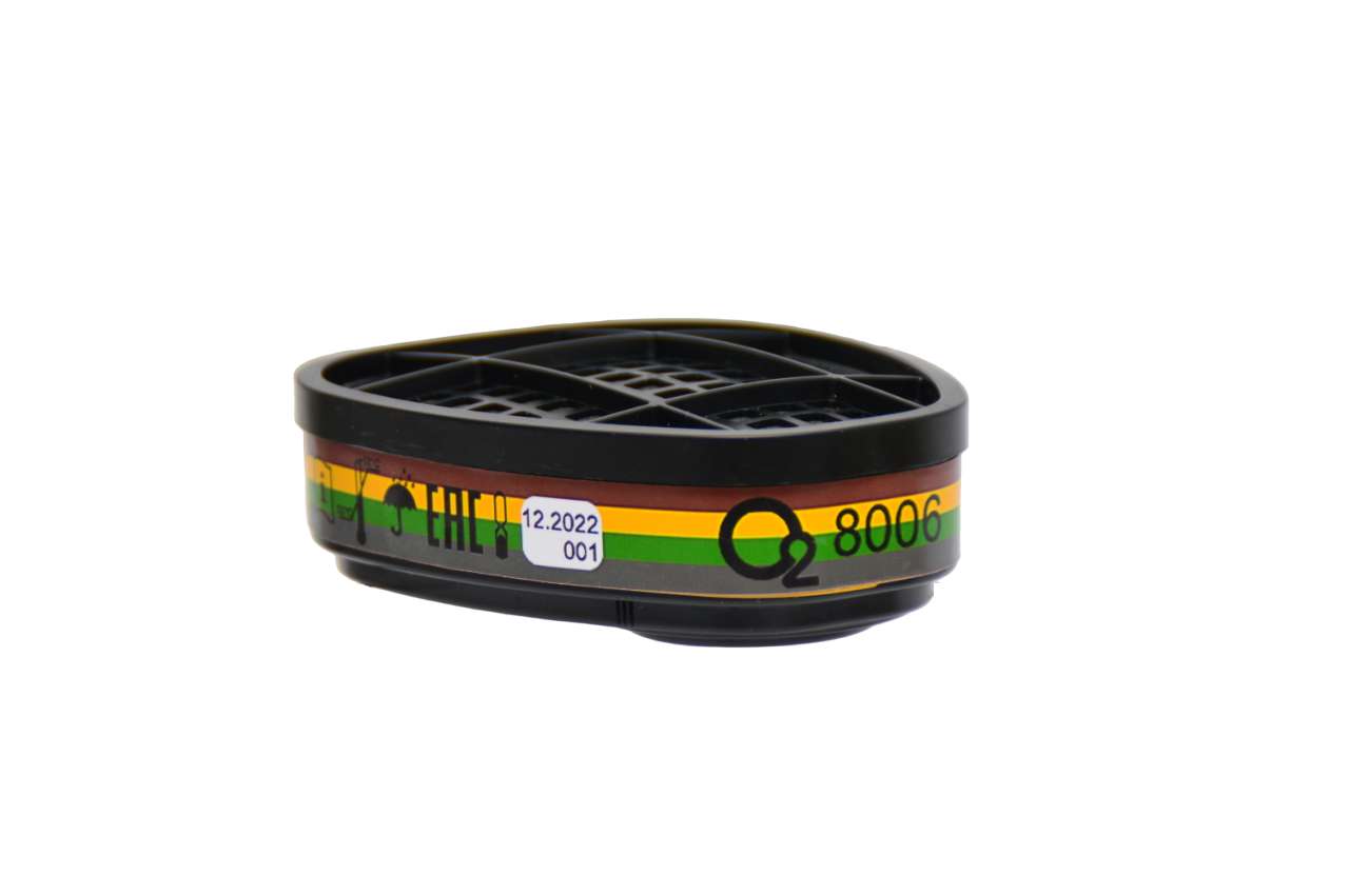 Фильтр противогазовый О2 8006 А1В1Е1К1