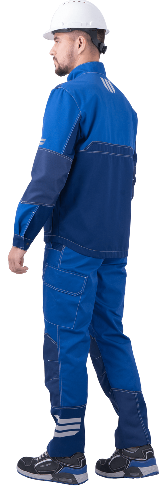 Куртка мужская Эдванс, тк.Томбой,245, т.синий/васильковый