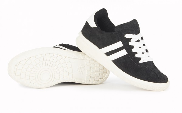 Кроссовки натуральная замша Step, ПВХ, белый/черный