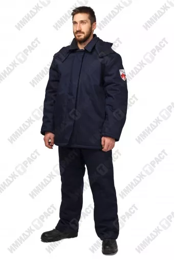 Костюм сварщика зимний 3 кл. защиты Огненный щит М214 СП пропитка Пробан, тк.Хлопок,450 М