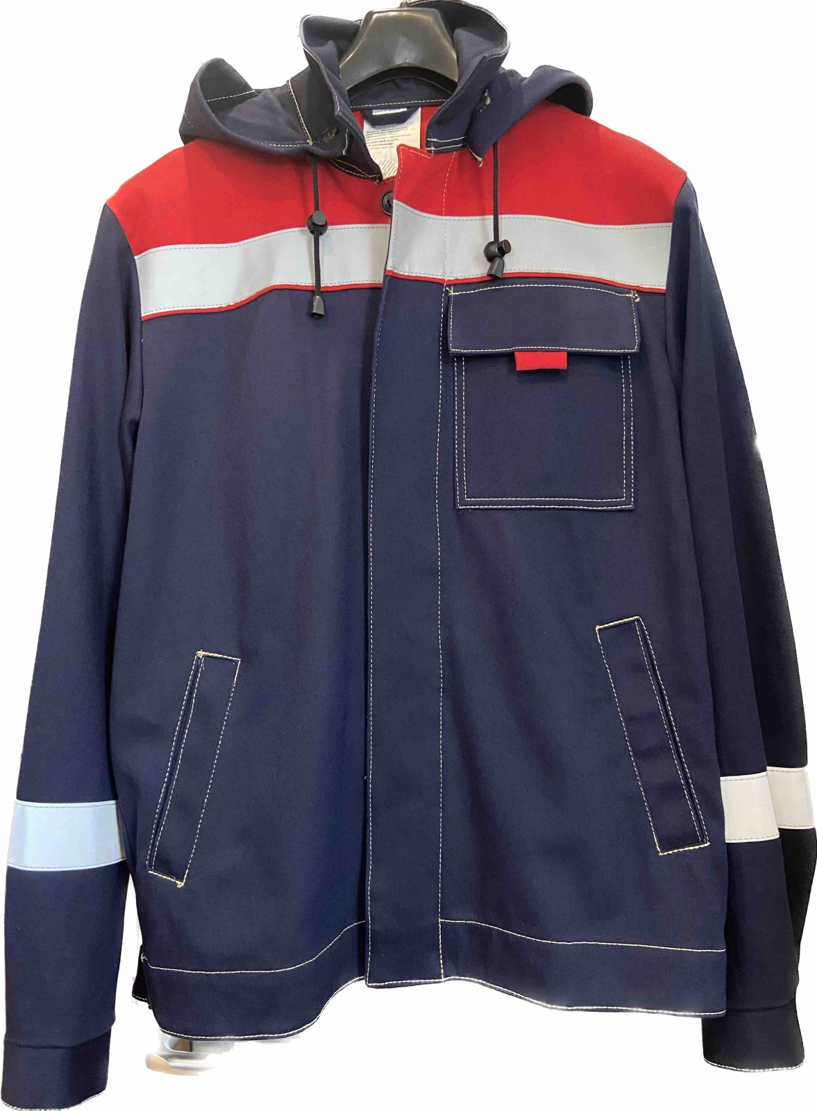 Костюм мужской монтажника 5820 НЛ, т.к. Смит,450, п/к, т.синий/красный М