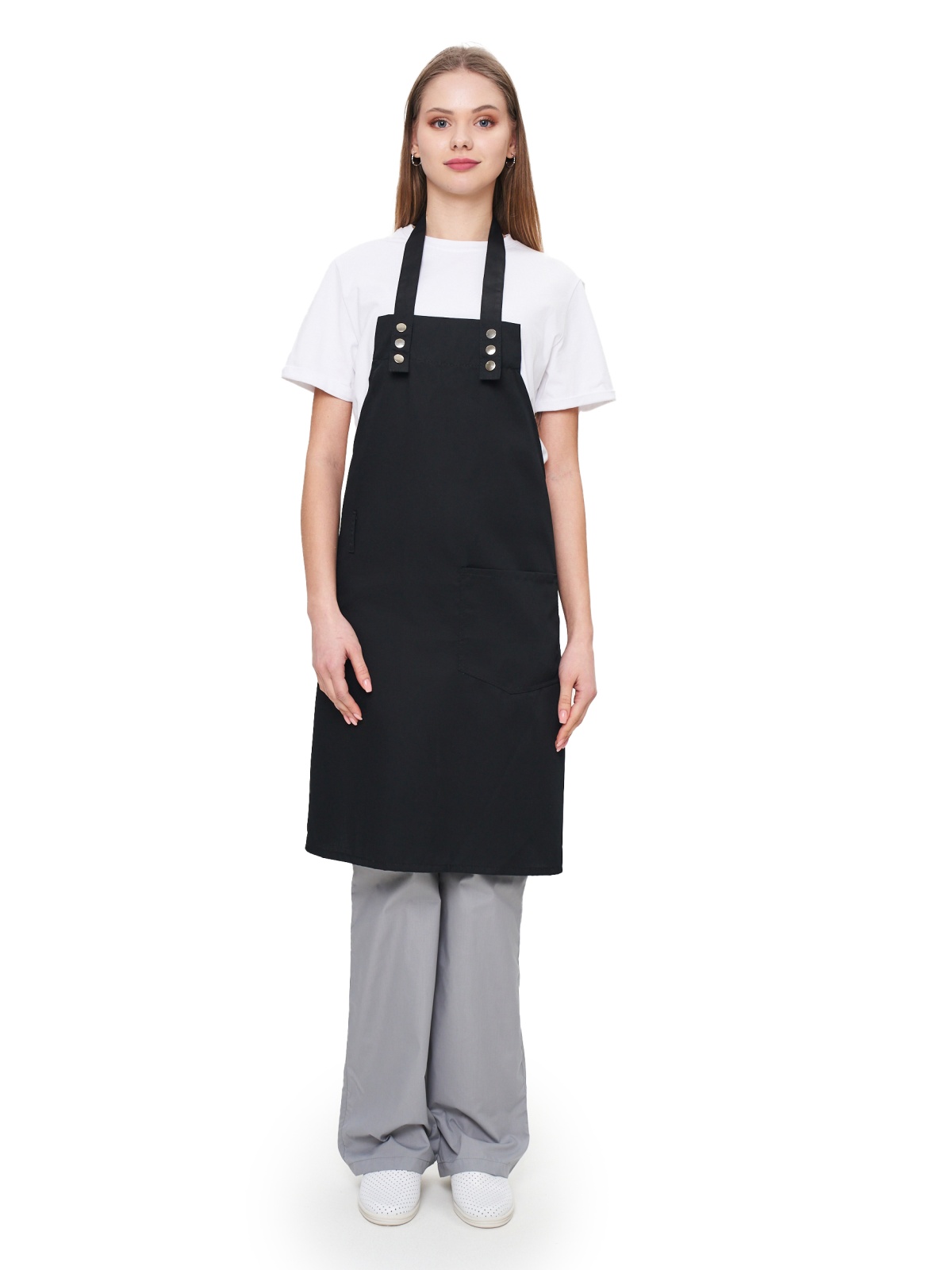 Фартук Парма, тк.Смесовая,210, черный М