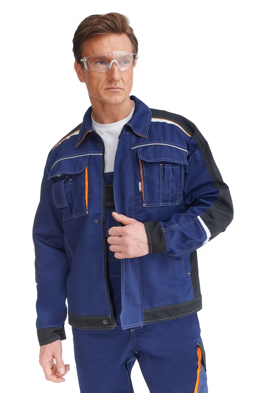 Куртка мужская Асгард, тк.Смесовая, 245, синий М