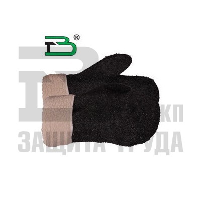 Рукавицы с ПВХ покрытием "крошкой" морозостойкие, ГРАНИТ 6011