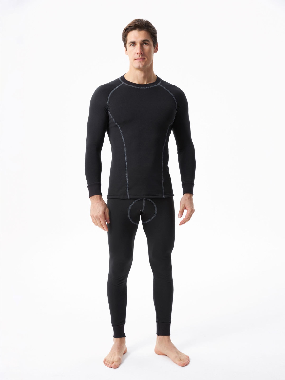 Термобельё Hobo Pro DryWarm, тк. стрейч-флис, чёрный 