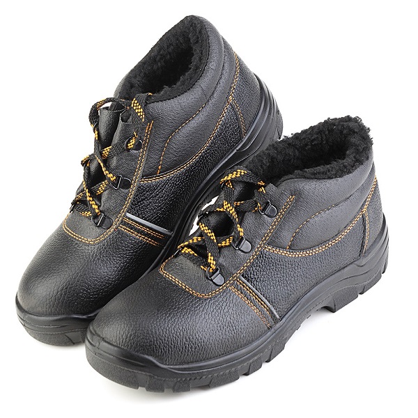 Ботинки зимние, кожа, ПУ, МП, искусственный мех, 112М