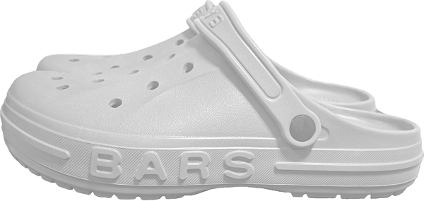 Сабо ЭВА перфорированные с ремешком С-01 Барс, белый