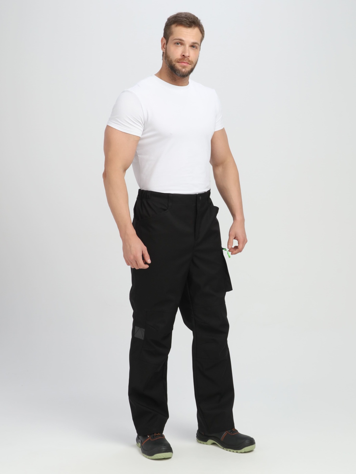 Брюки ProfLineLeader, тк.Софтшелл,280, черный М