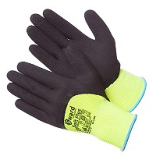 Перчатки нейлоновые на 3/4 покрытые вспененным латексом Gward Soft Plus, L2008