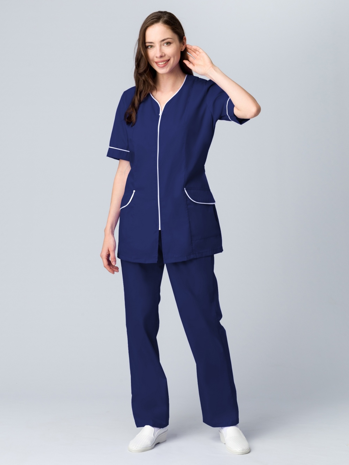 Костюм женский Магнолия, тк.ТиСи,120, т.синий М