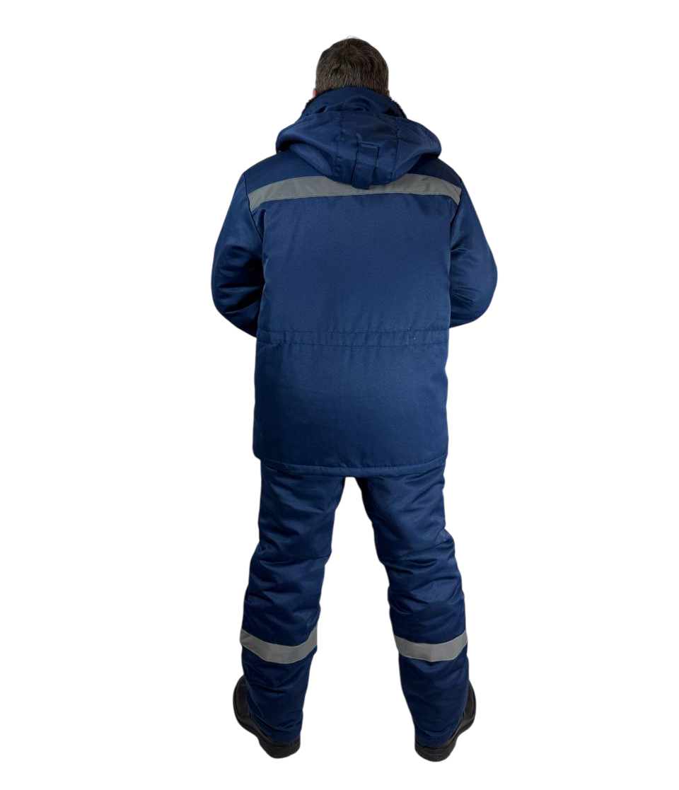 Костюм зимний Мастер ТСТ, тк.Смесовая,210, п/к, синий М