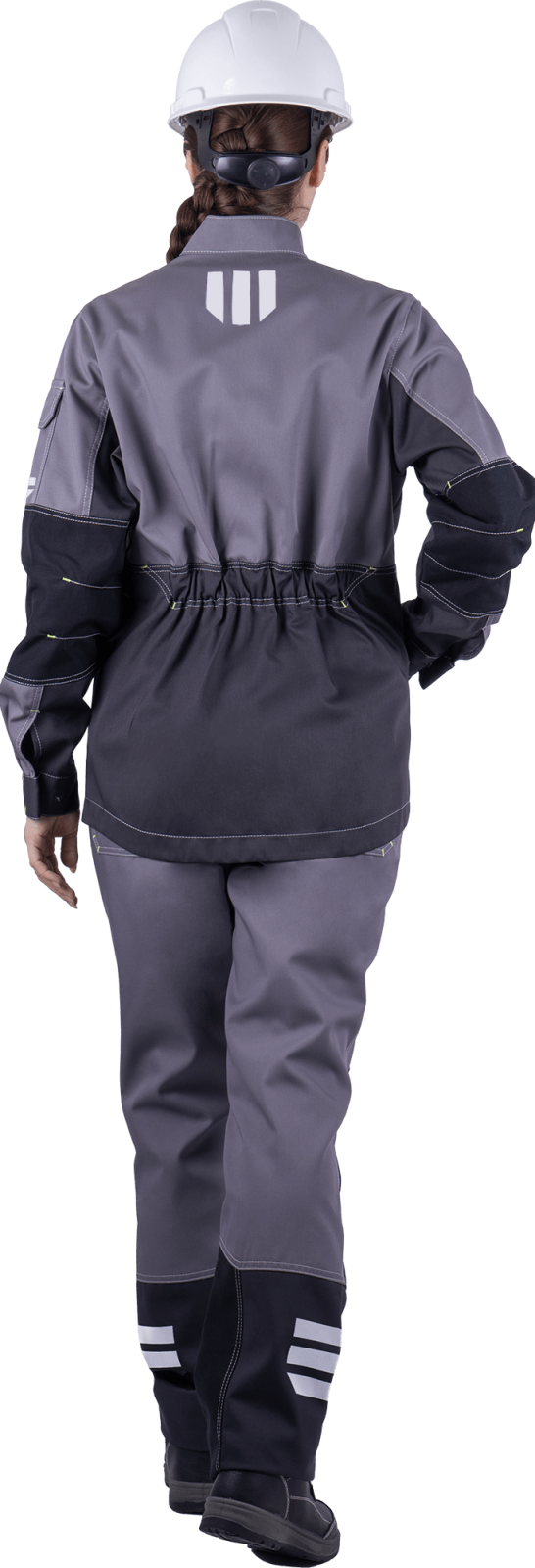 Куртка женская Эдванс, тк.Томбой,245, серый/т.серый/черный
