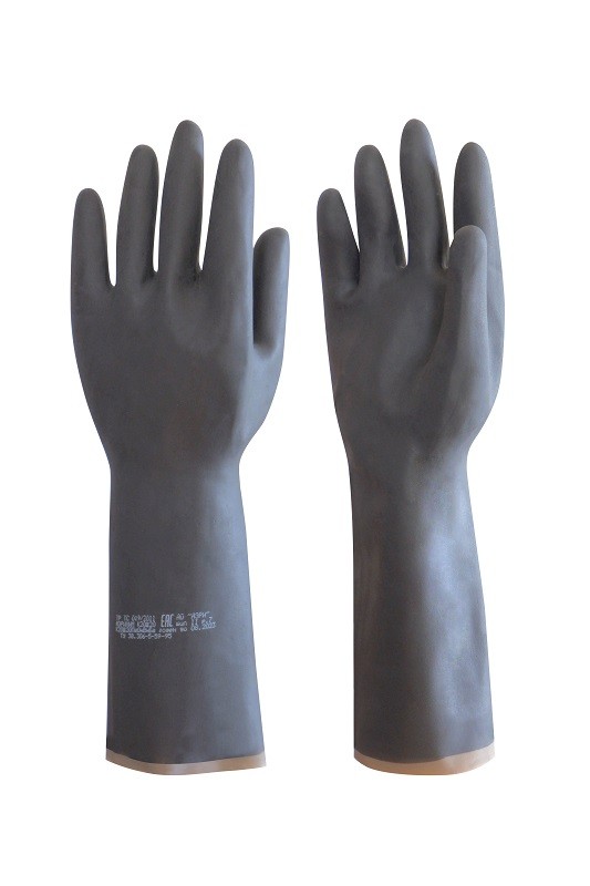 Перчатки резиновые технические КЩС К20Щ20 тип 2 Азрихим