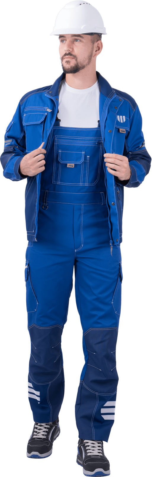 Куртка мужская Эдванс, тк.Томбой,245, т.синий/васильковый М