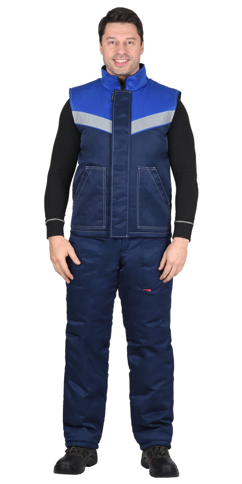 Жилет зимний Сириус-Навигатор, тк.Смесовая, 190, синий М