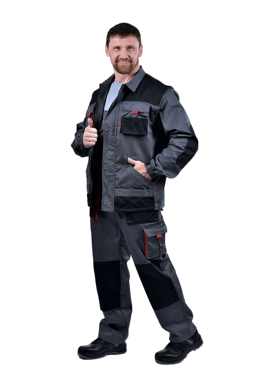 Куртка мужская рабочая летняя Хамертон, т.к. смесовая, 240, серая NEW М