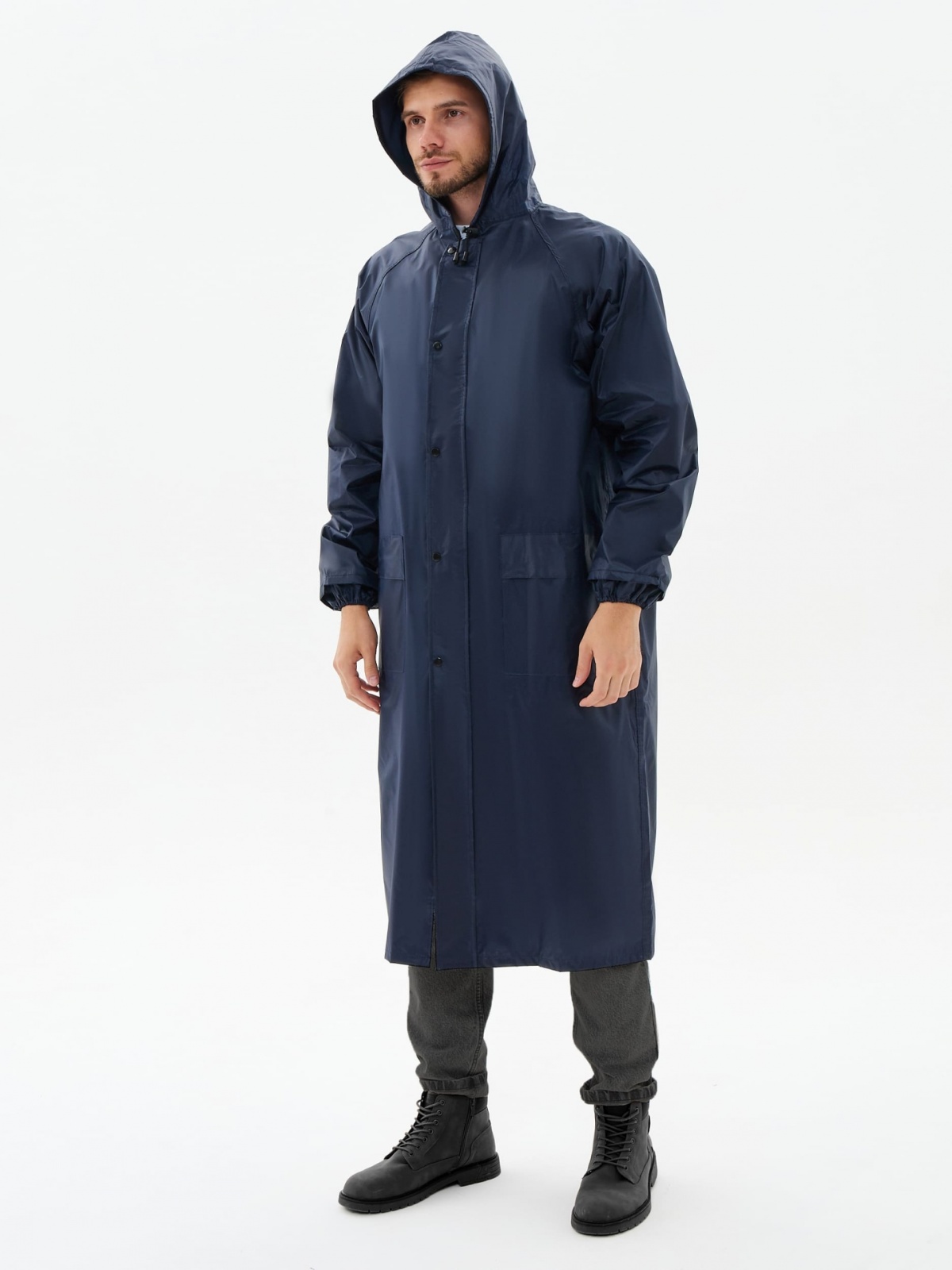 Плащ влагозащитный ProfLine Specialist, тк.ПВХ, 210, т.синий М