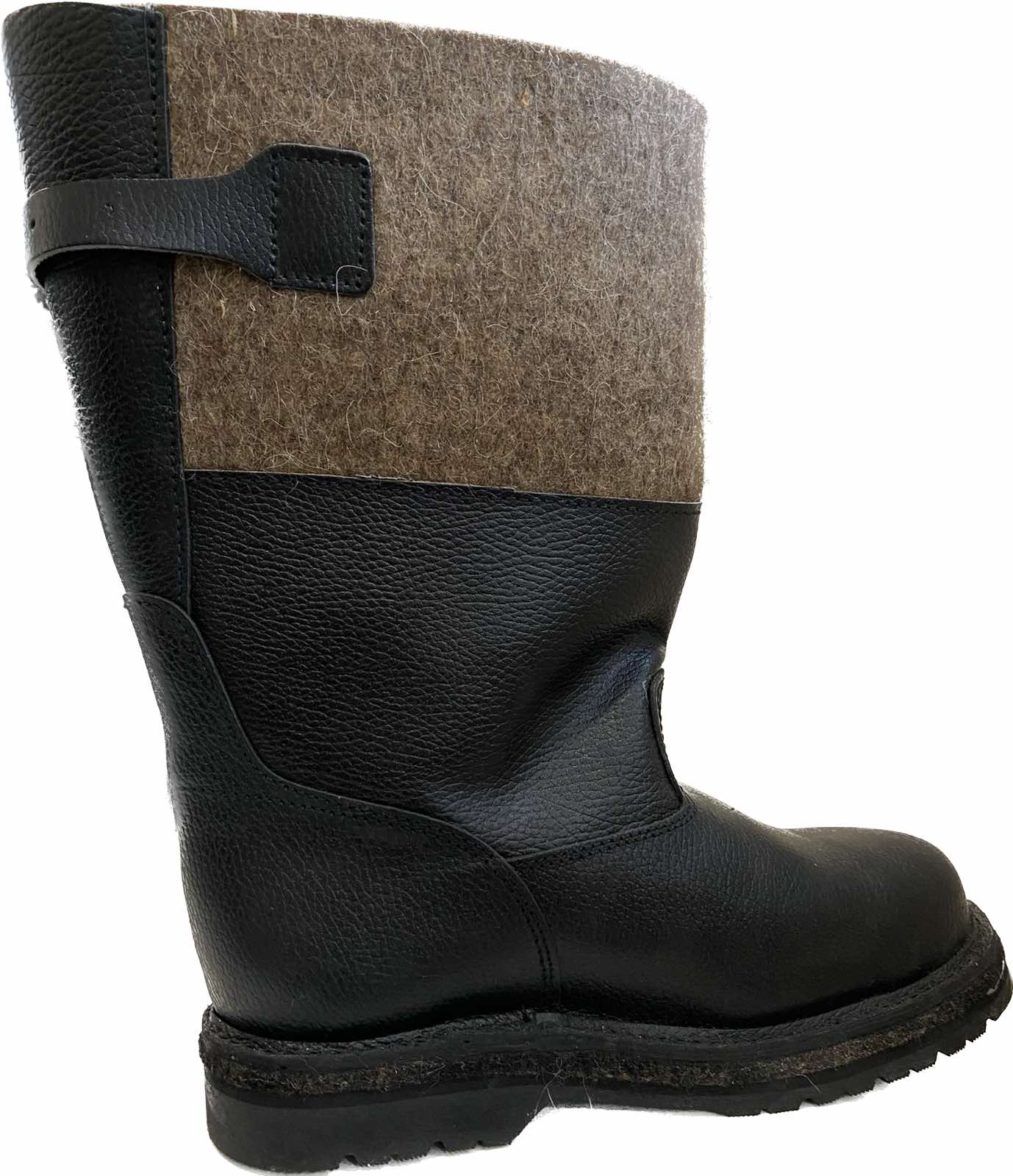 Сапоги зимние, кожа/войлок, ПУ/ТПУ, МП, Полярник 