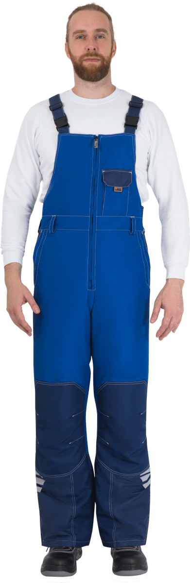 Полукомбинезон зимний Эдванс, тк.Нортси,155, синий/васильковый М