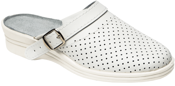 Сабо кожа, ПВХ, ТОМА, белый