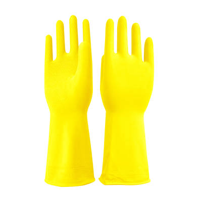 Перчатки резиновые "Хозяюшка АЗРИ" вид 2, двухслойные