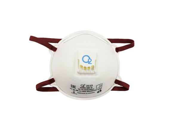 Респиратор 50 ПДК FFP3 NR D O2 2113 с клапаном