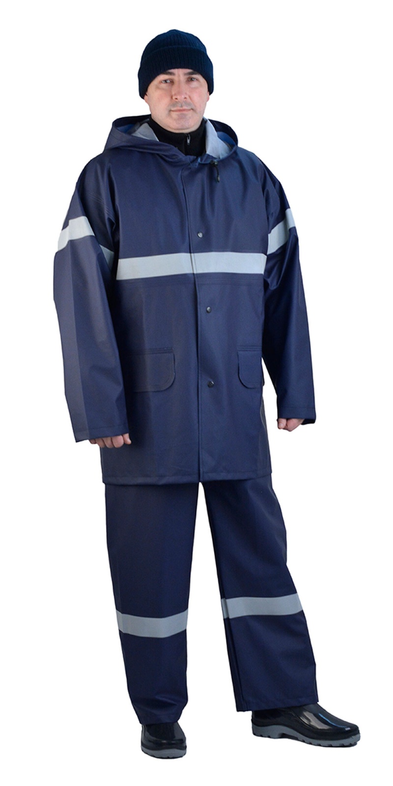 Костюм влагозащитный Волга с СОП, тк.ПВХ,280, синий М