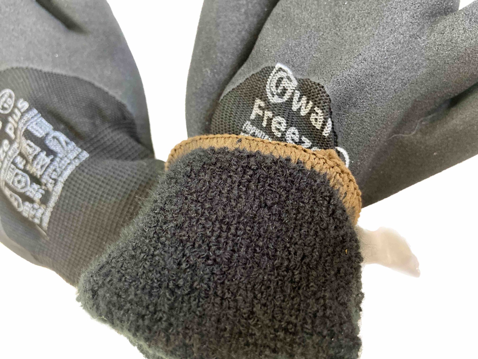 Перчатки двойные с начёсом и вспененным нитрилом N5001 Gward Freeze Plus, утепленные до -35 С